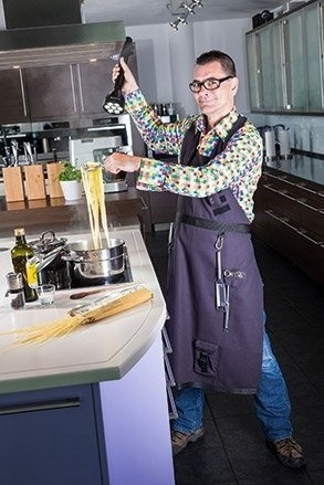 Выкройка мужской трикотажный кухонный фартук